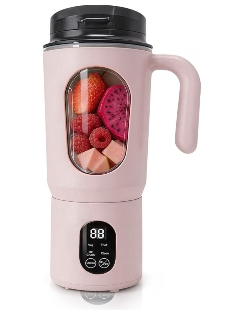 NIB Portable Blender  580ML- 20 Oz Rechargeable Juicer Cup Travel Lid Blends Ice
